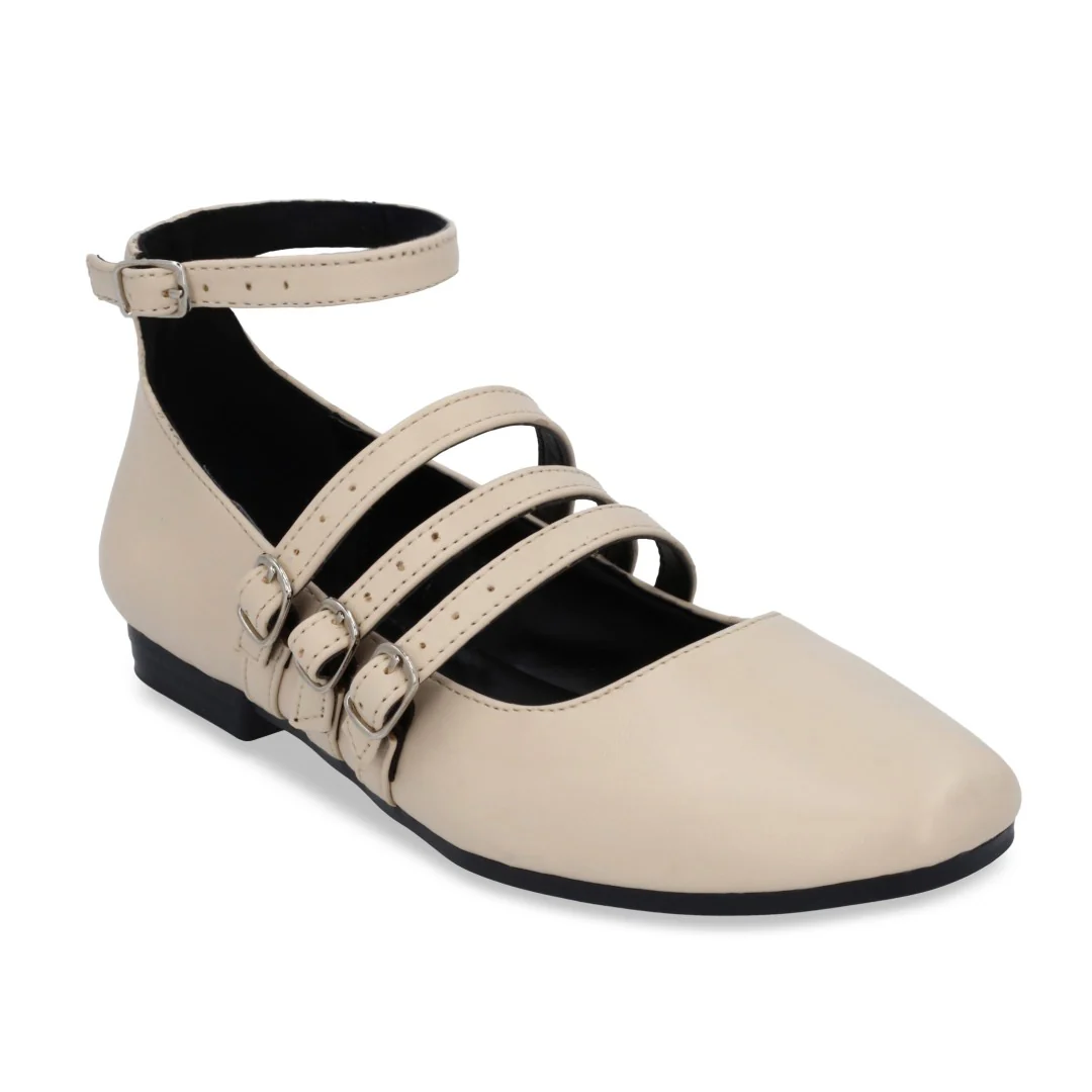 BALERINA DE PISO HUESO MUJER 47241