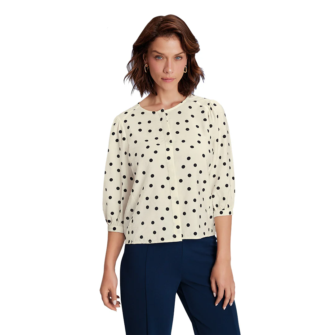 BLUSA MULTICOLOR LUNARES 90961