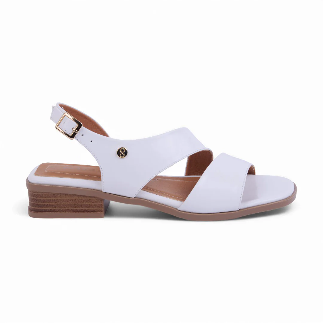 SANDALIA DE PISO BLANCO TIRAS 72436