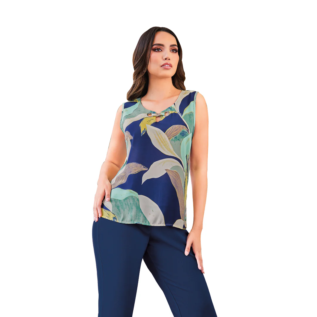 BLUSA MULTICOLOR OJILLOS 99977