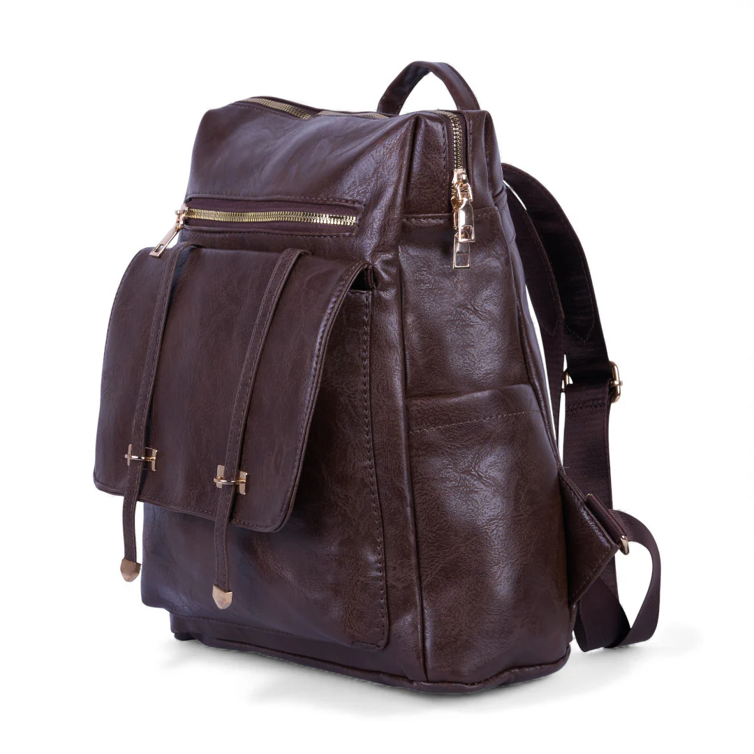 MOCHILA COLOR CAFÉ 83744