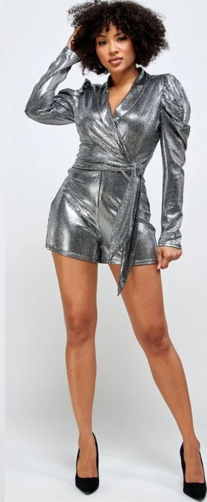 Romper metálico Plata
