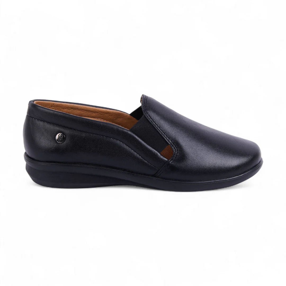 MOCASÍN PISO NEGRO ELÁSTICO 36346