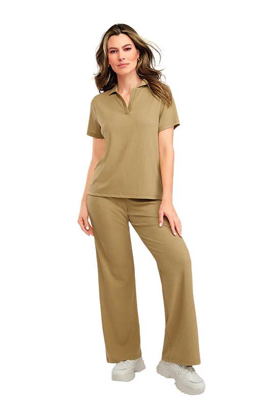 BLUSA BEIGE DE CONJUNTO 97062