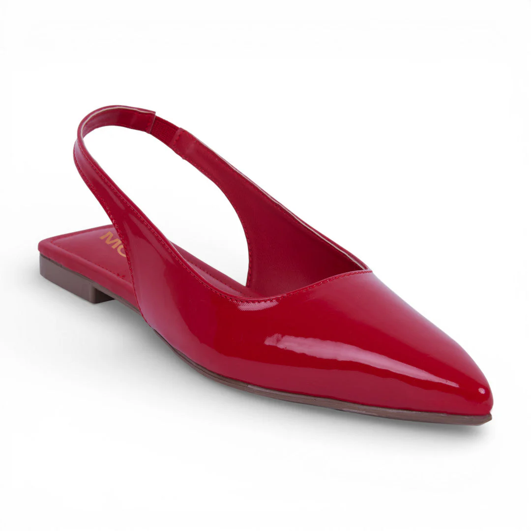 BALERINA PUNTAL DESTALONADA ROJO 17835