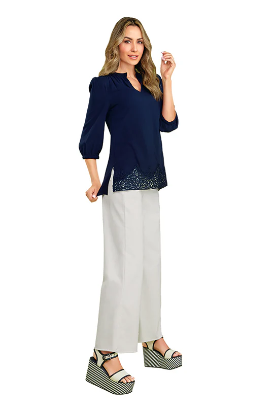 BLUSA MARINO DE CUELLO MAO 96092