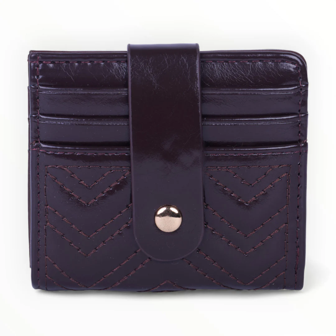 CARTERA CAFÉ CON BROCHE DORADO 83725