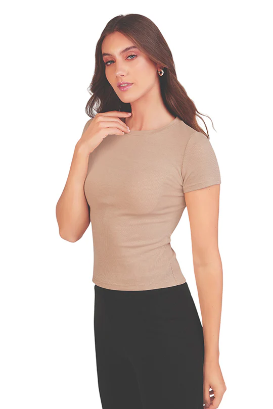 BLUSA IVORY DE MANGAS CORTAS 94294