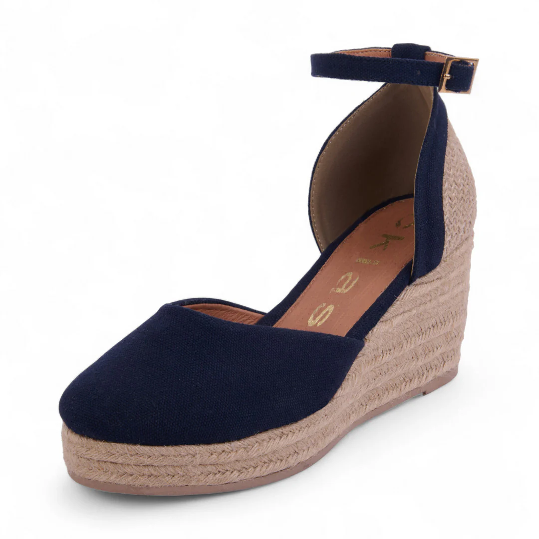 ALPARGATA DE PLATAFORMA CORRIDA MARINO CON YUTE 21563