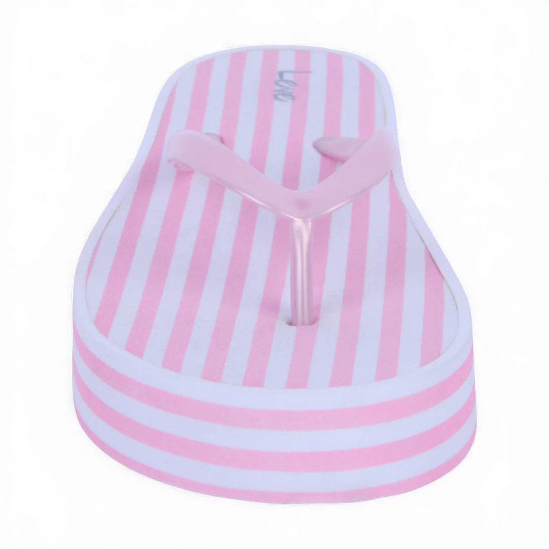 DÚO 552 SANDALIAS DE PISO AZUL Y ROSA RAYAS 28258