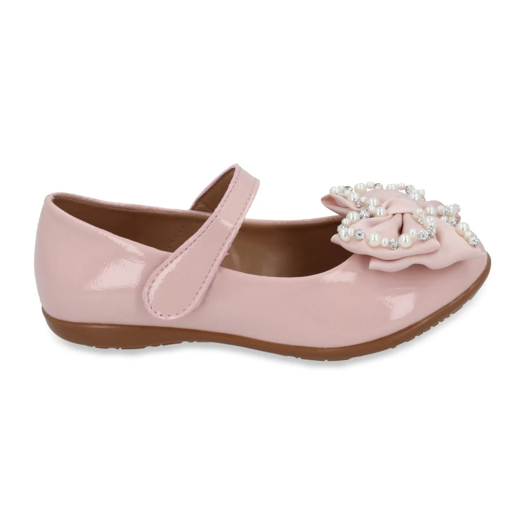 BALERINA CASUAL ROSA CON ADORNO 10617