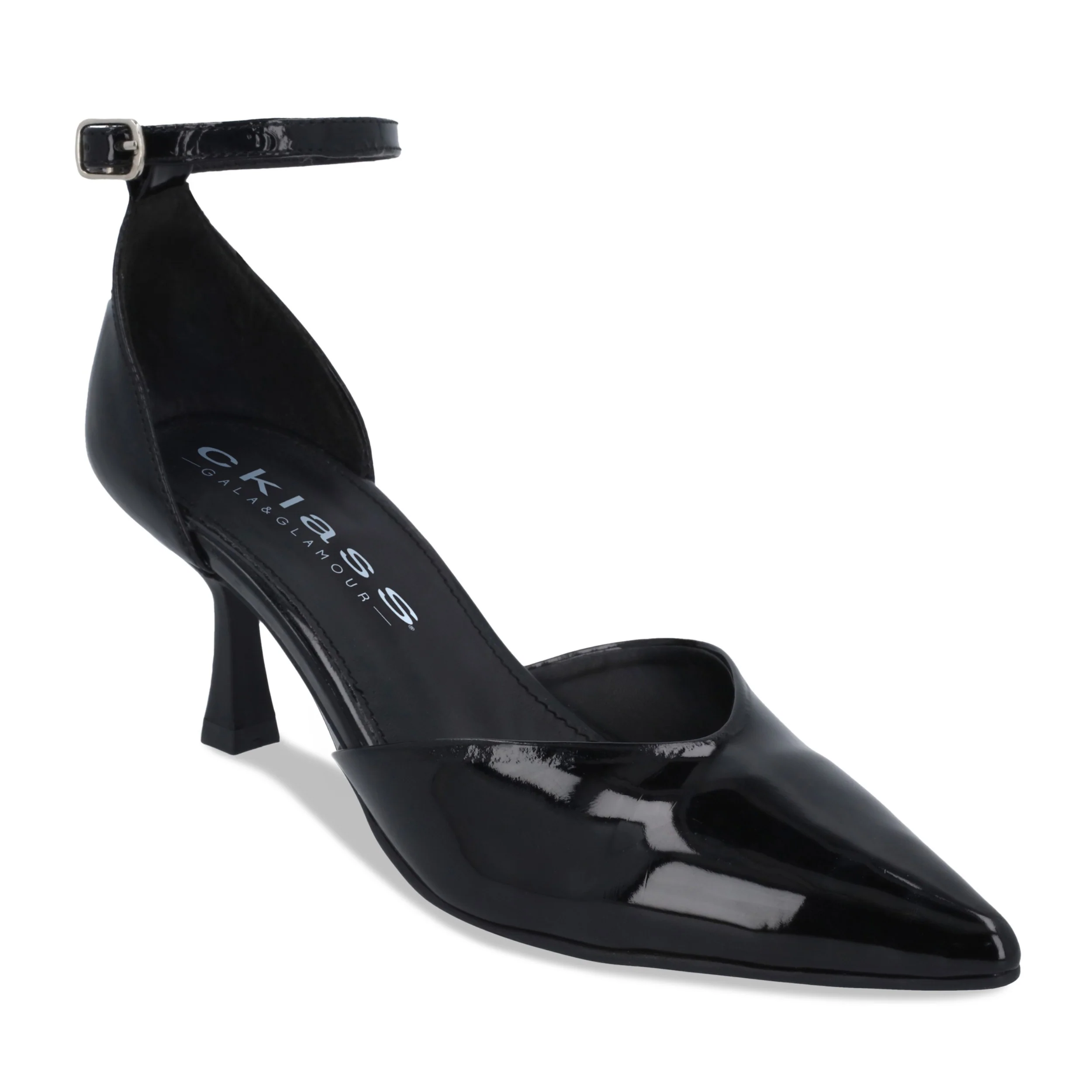 ZAPATILLA DE TACÓN 5CM MUJER NEGRO, 2 EN 1 22683