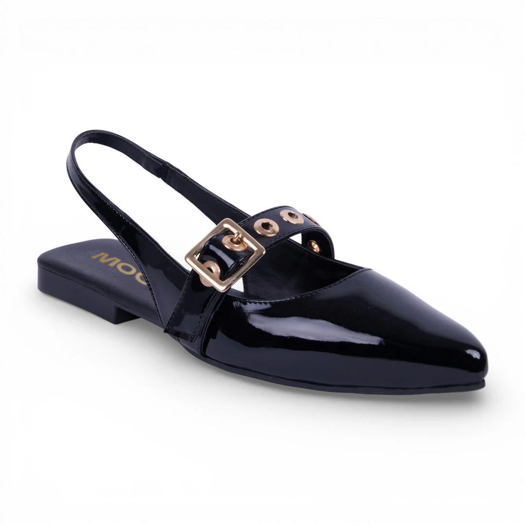 BALERINA PUNTAL DESTALONADA NEGRO 05289