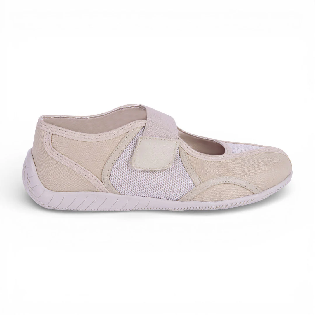 BALERINA DEPORTIVA VELCRO BEIGE 20798