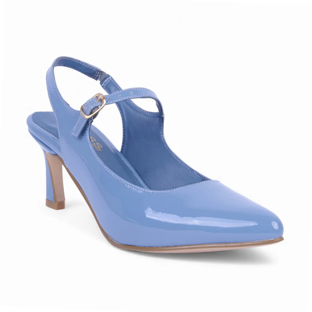 DÚO 509 SANDALIAS DE TACÓN AZUL Y BEIGE 06825