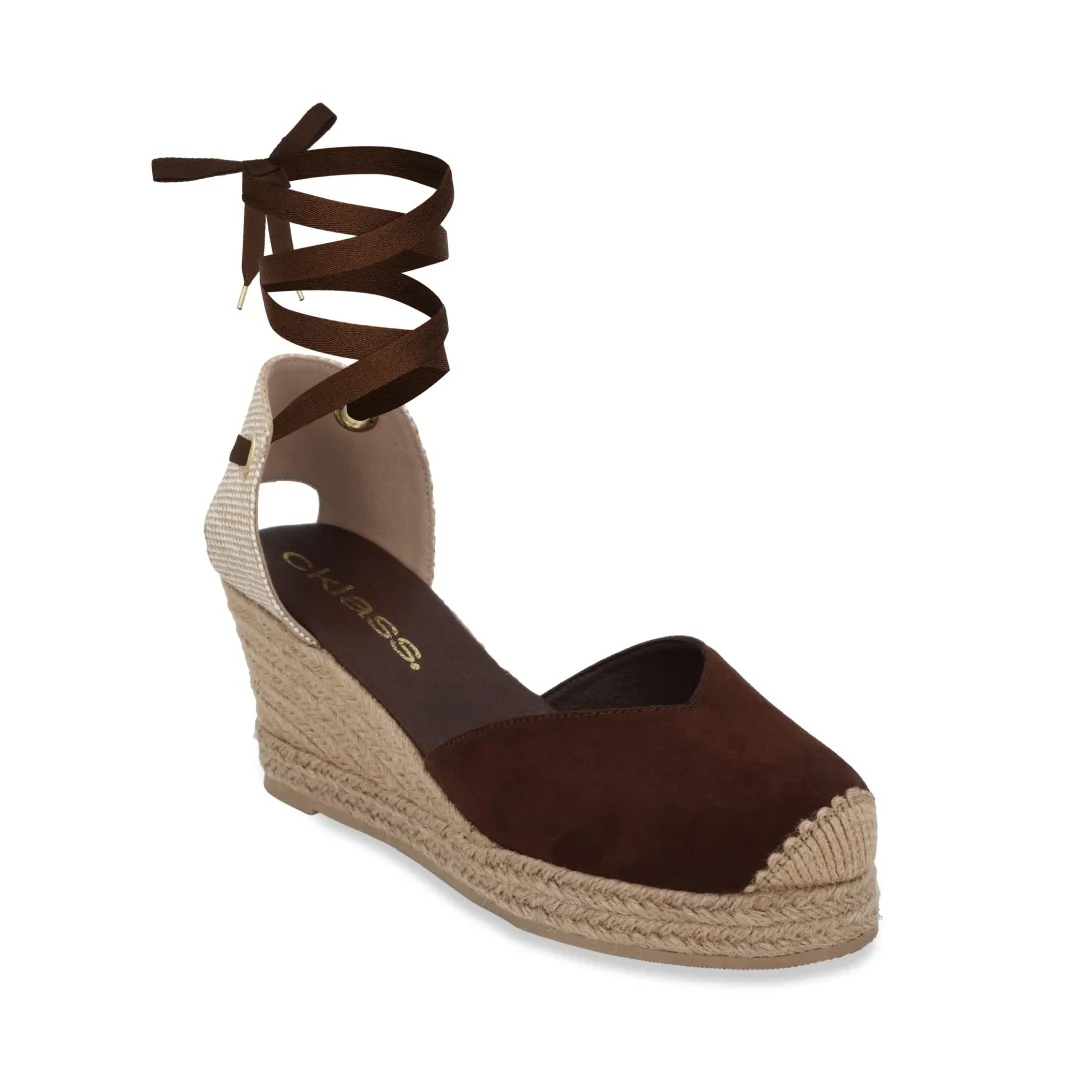 ALPARGATA DE PLATAFORMA CAFÉ 18620