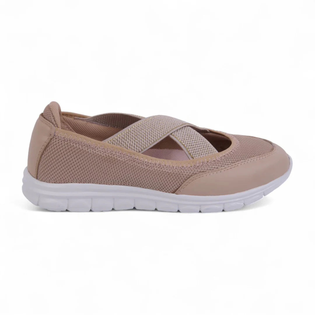 BALLERINA DE PISO BEIGE DEPORTIVA 04738