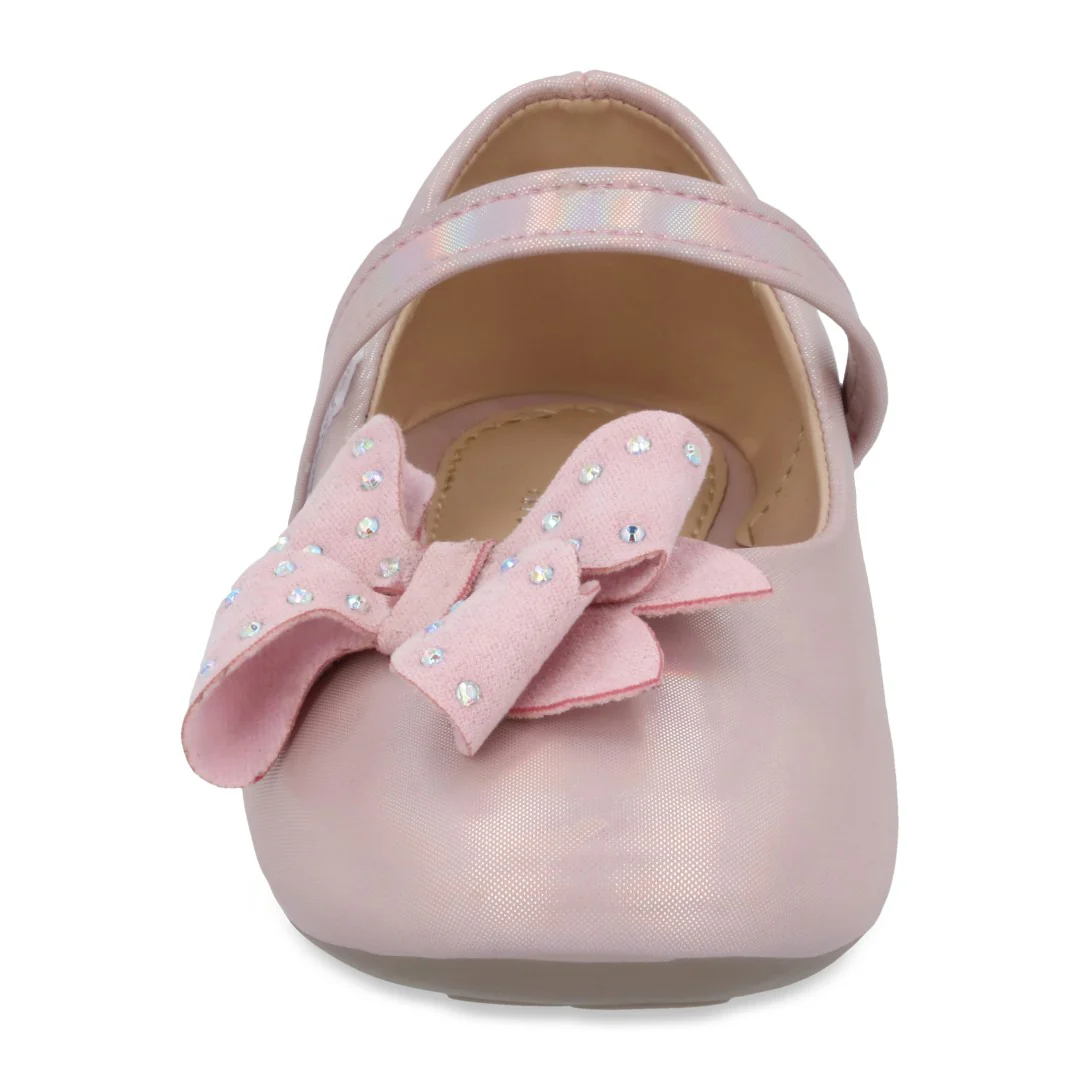 BALERINA CASUAL ROSA CON ADORNO 15310