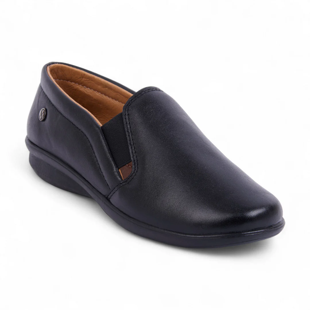 MOCASÍN PISO NEGRO ELÁSTICO 36346