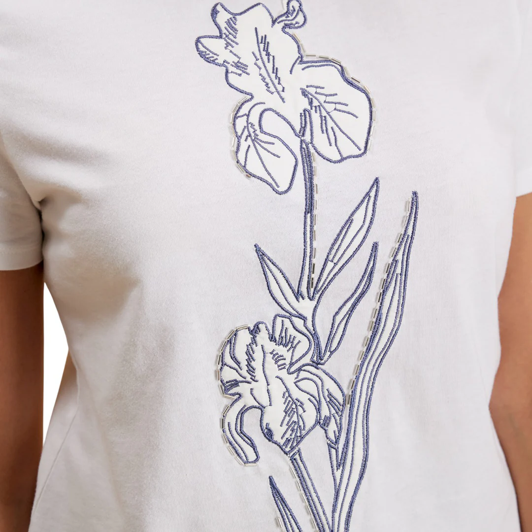 BLUSA BLANCA FLOR 96245