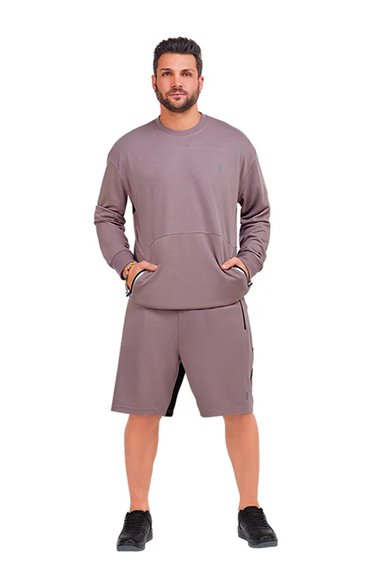 BERMUDA ROSA CON CINTURA ELÁSTICA 81833