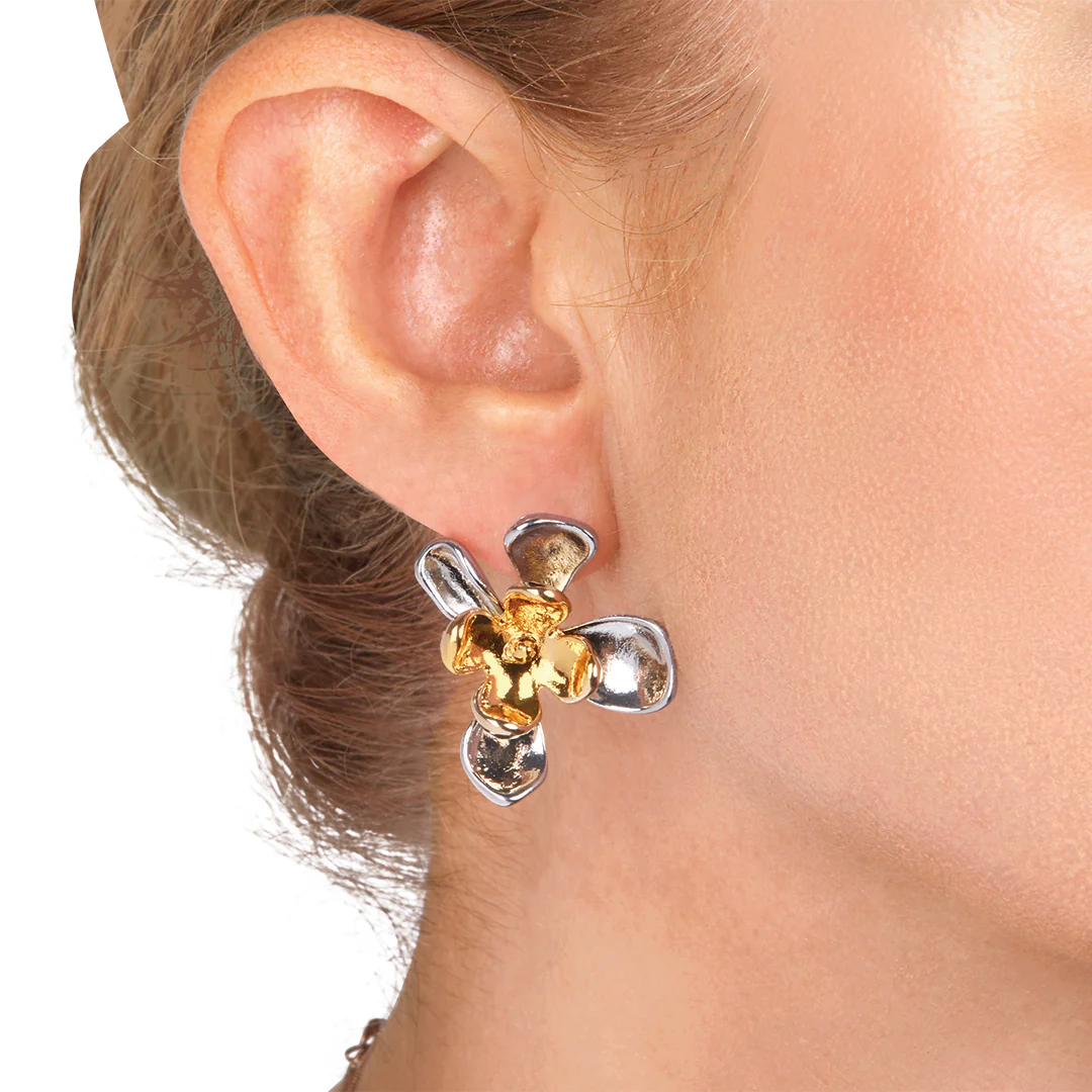 ARETES EN FORMA DE FLOR 93933