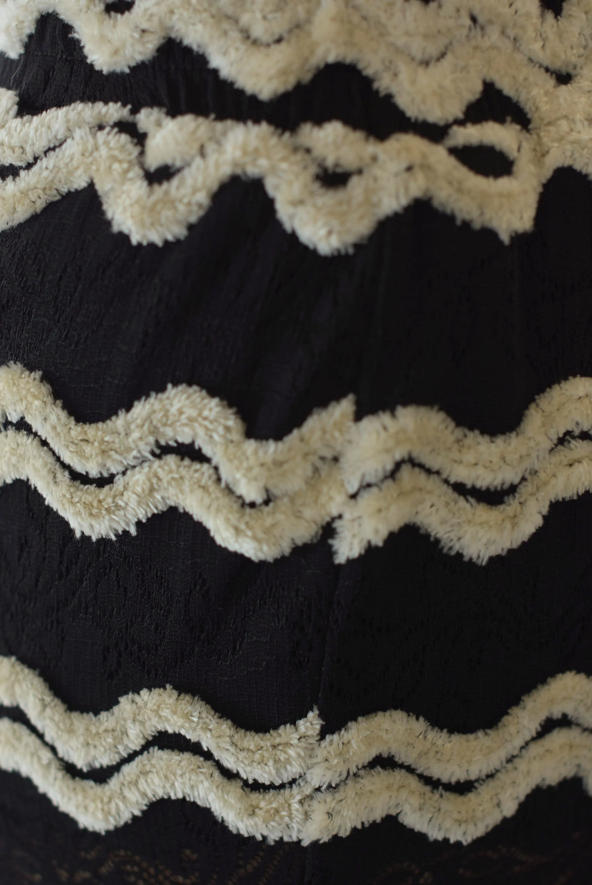 Pantalón encaje ondas Blanco & Negro