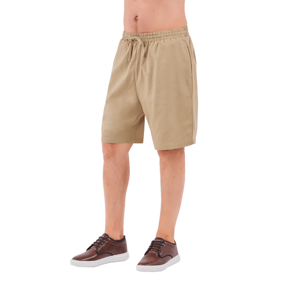 BERMUDA BEIGE CINTURA ELÁSTICA CABALLERO 99994