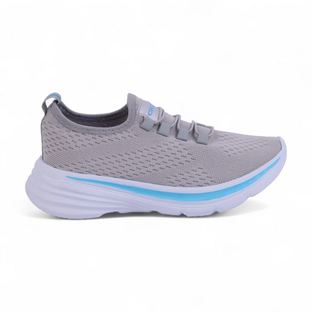 TENIS DE PISO GRIS ELÁSTICO 70986