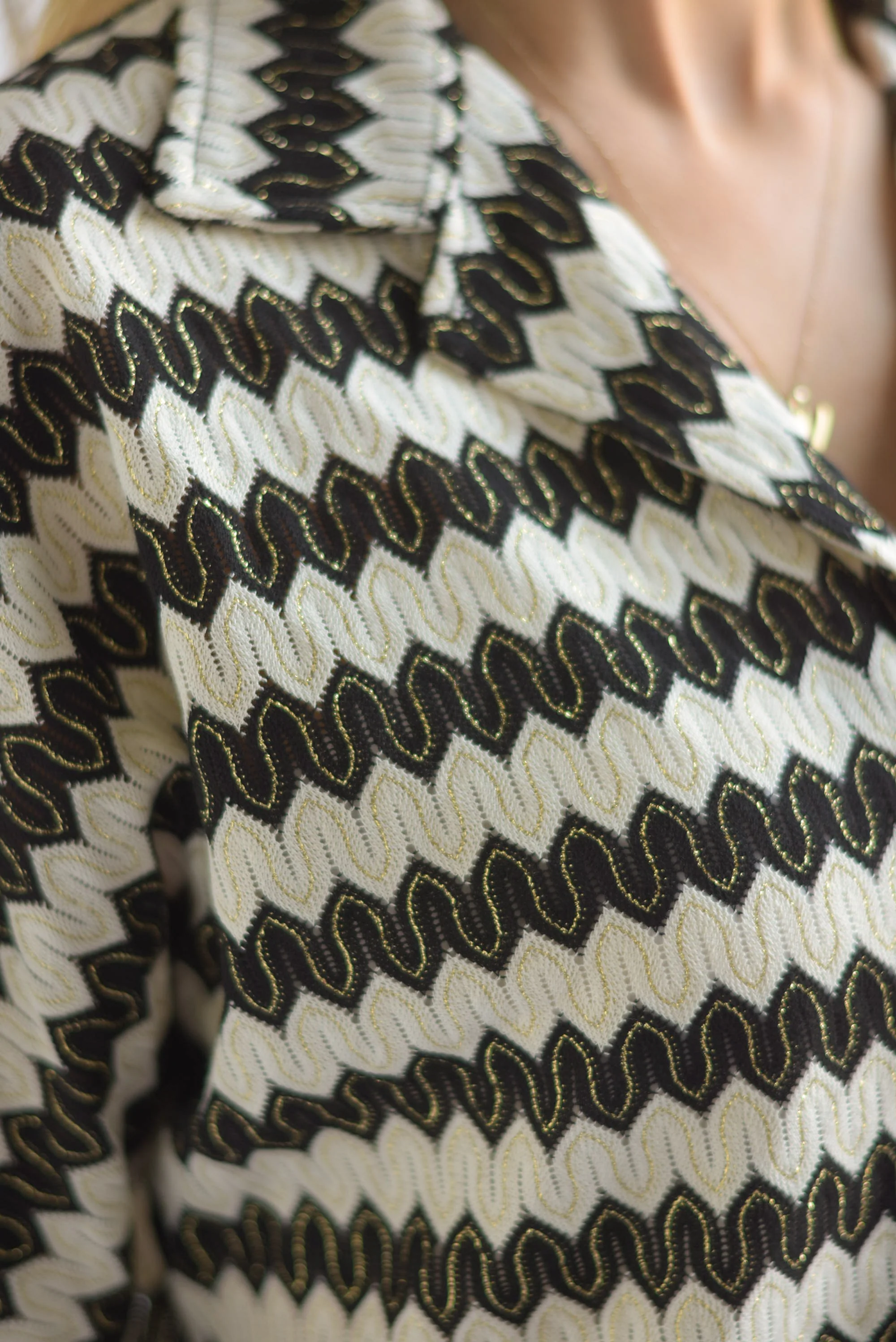 Set Short y Camisa estampado hilo metalizado