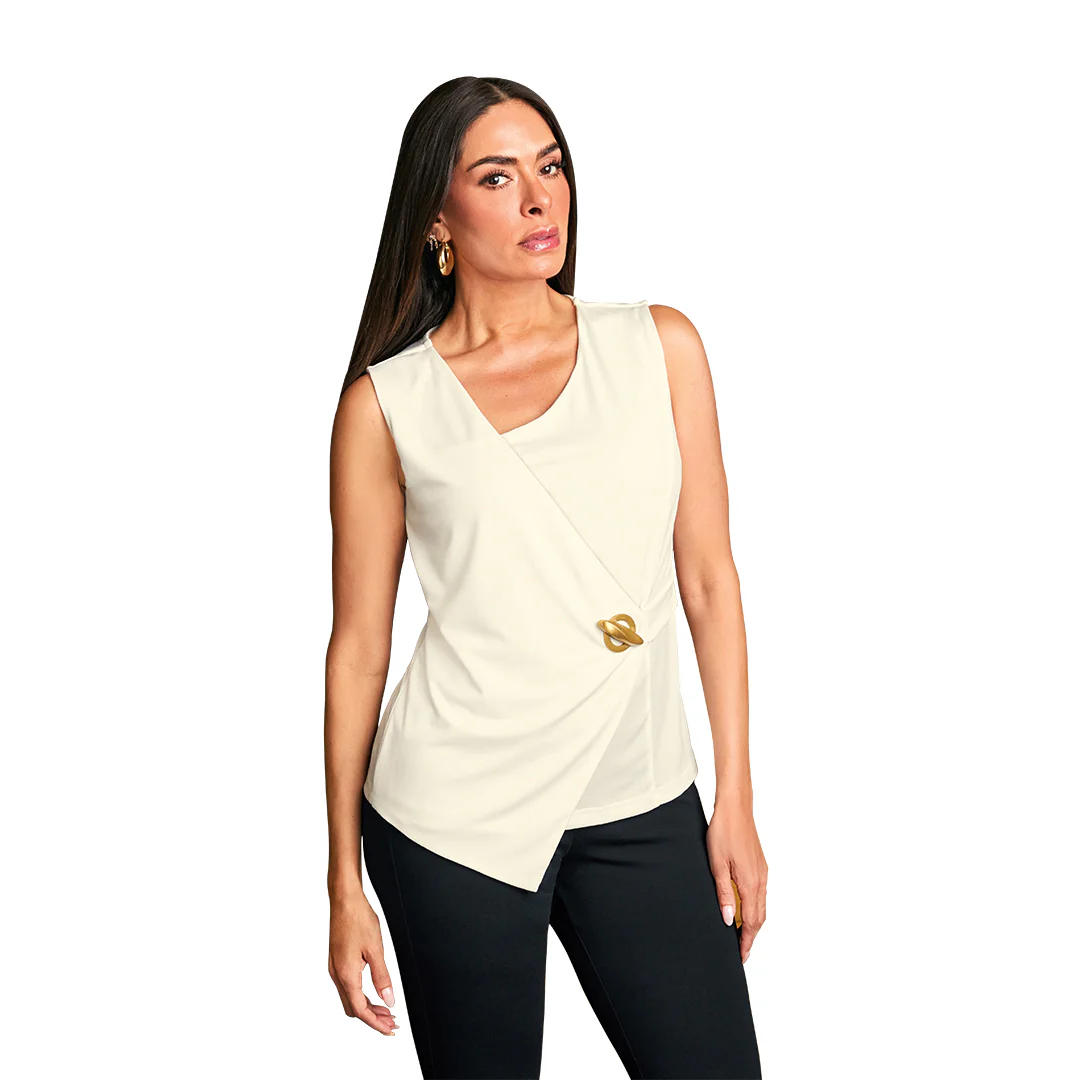 BLUSA BLANCA HERRAJE 94162