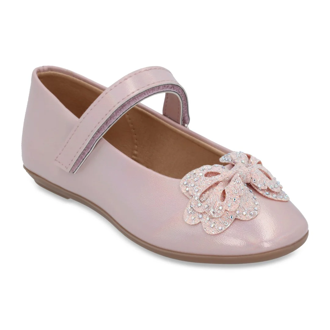 BALERINA CASUAL ROSA CON ADORNO 17244