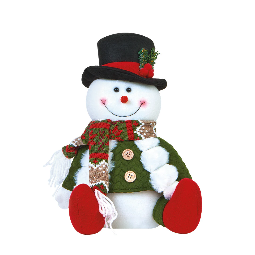 ADORNO DE NAVIDAD MUÑECO DE NIEVE MULTICOLOR 81973