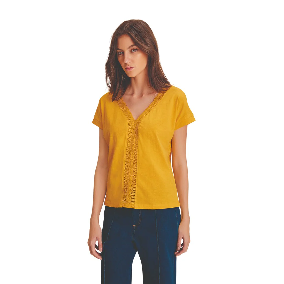 BLUSA AMARILLA CROCHET 98291