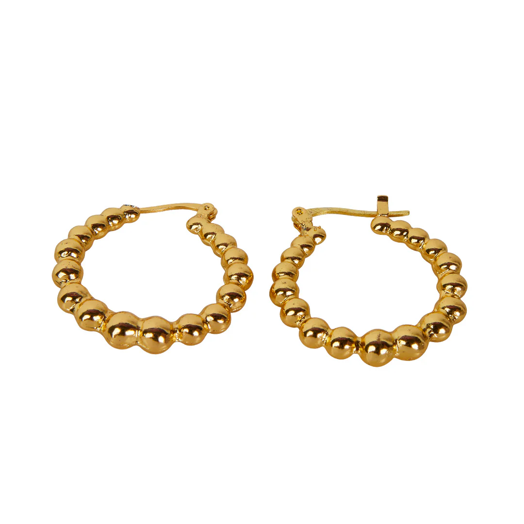 ARRACADA DE BOLITAS COLOR DORADO 93930