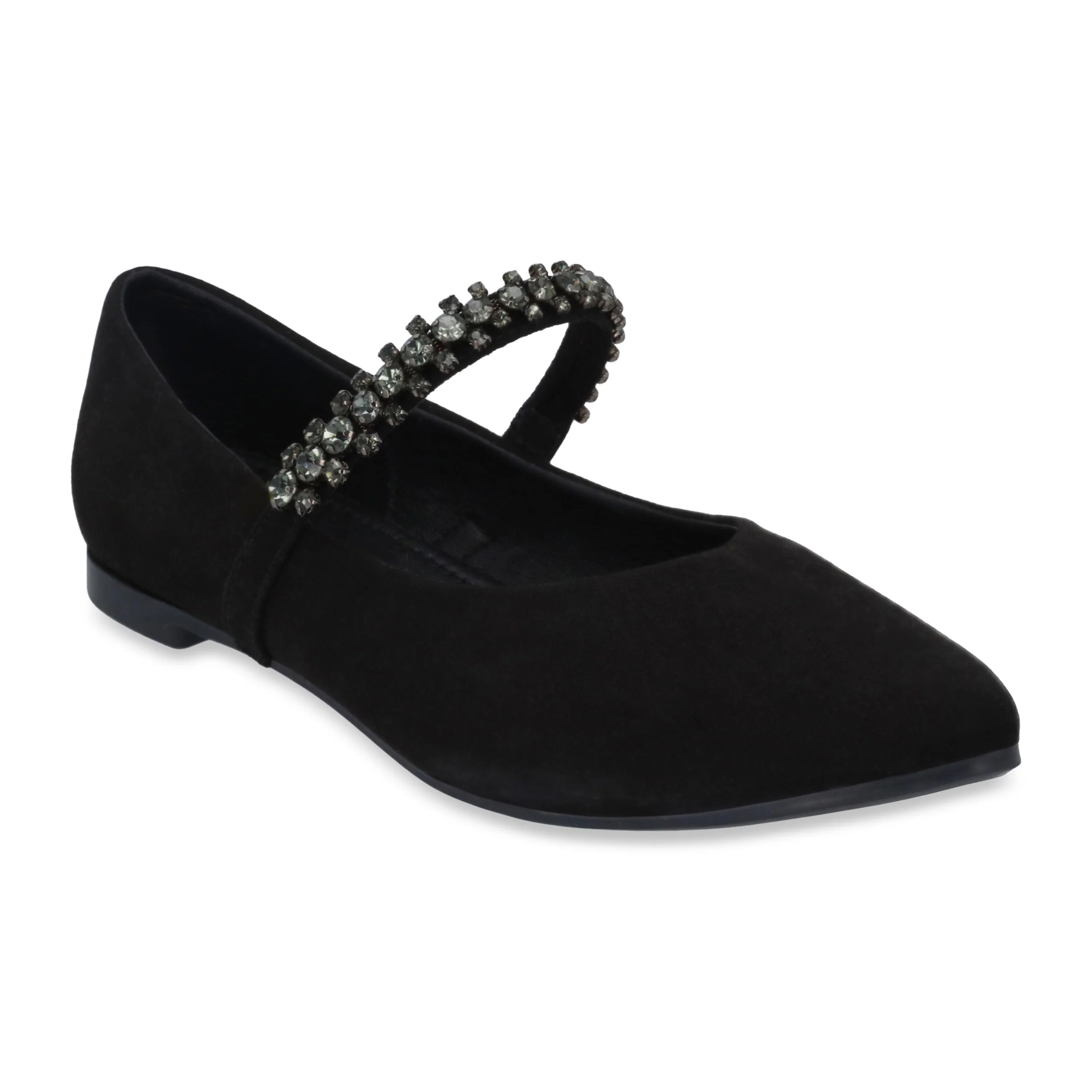 BALERINA NEGRO CON PEDRERÍA 03473