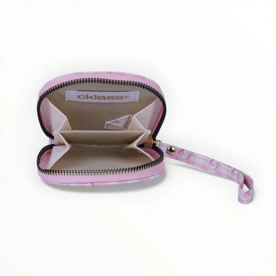 MONEDERO CON ESTAMPADO DE CEREZAS 83819