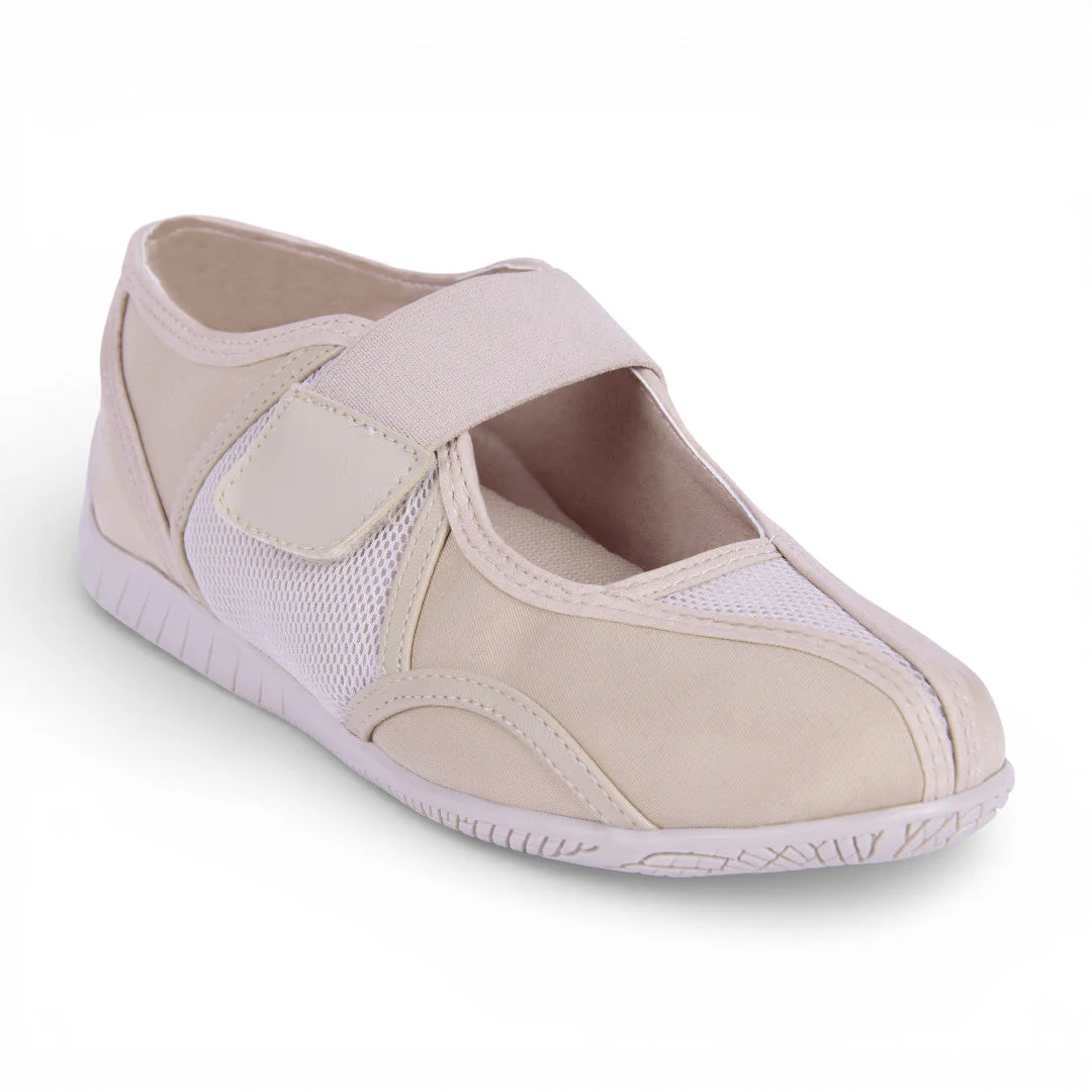 BALERINA DEPORTIVA VELCRO BEIGE 20798