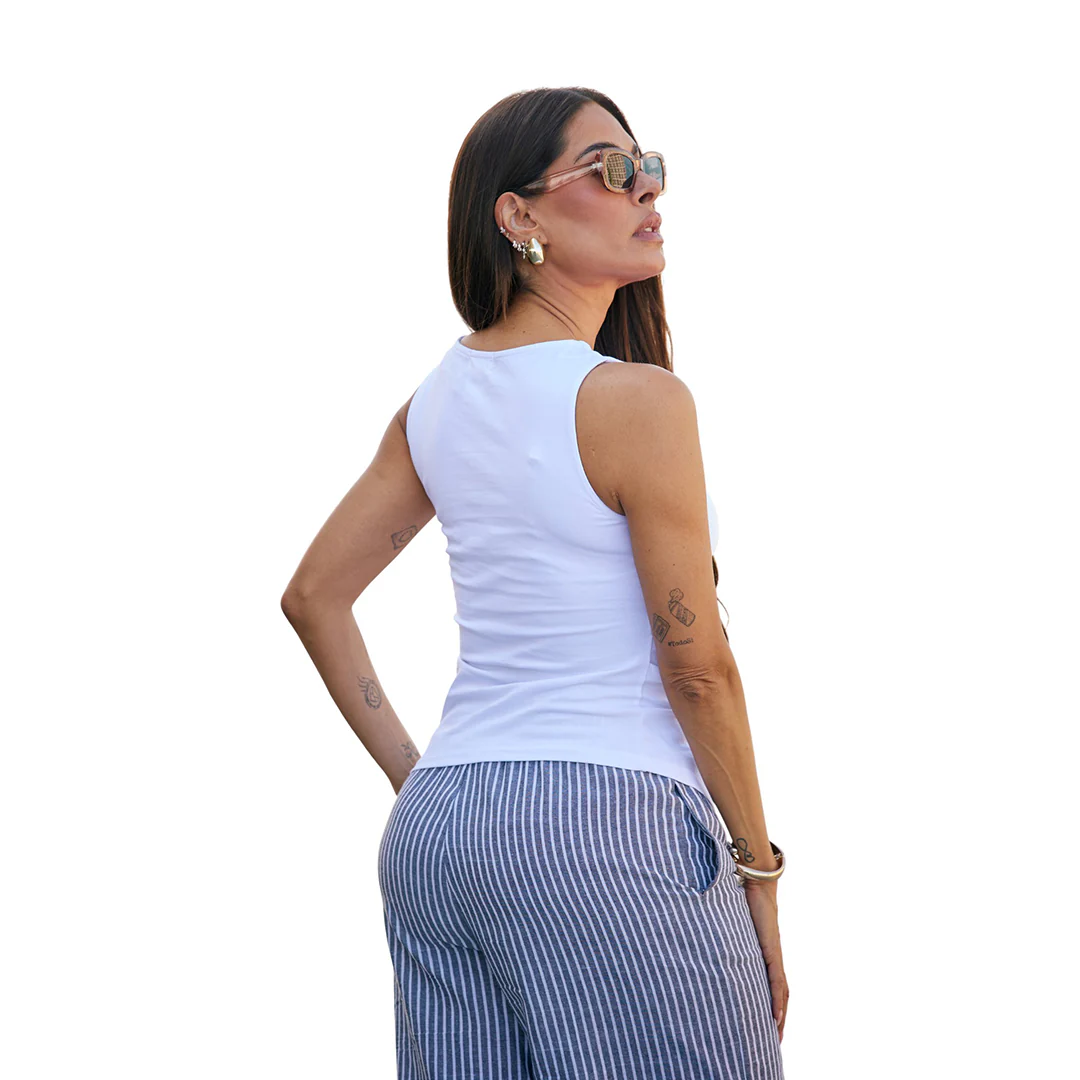 BLUSA BLANCA PLIEGUES 36376