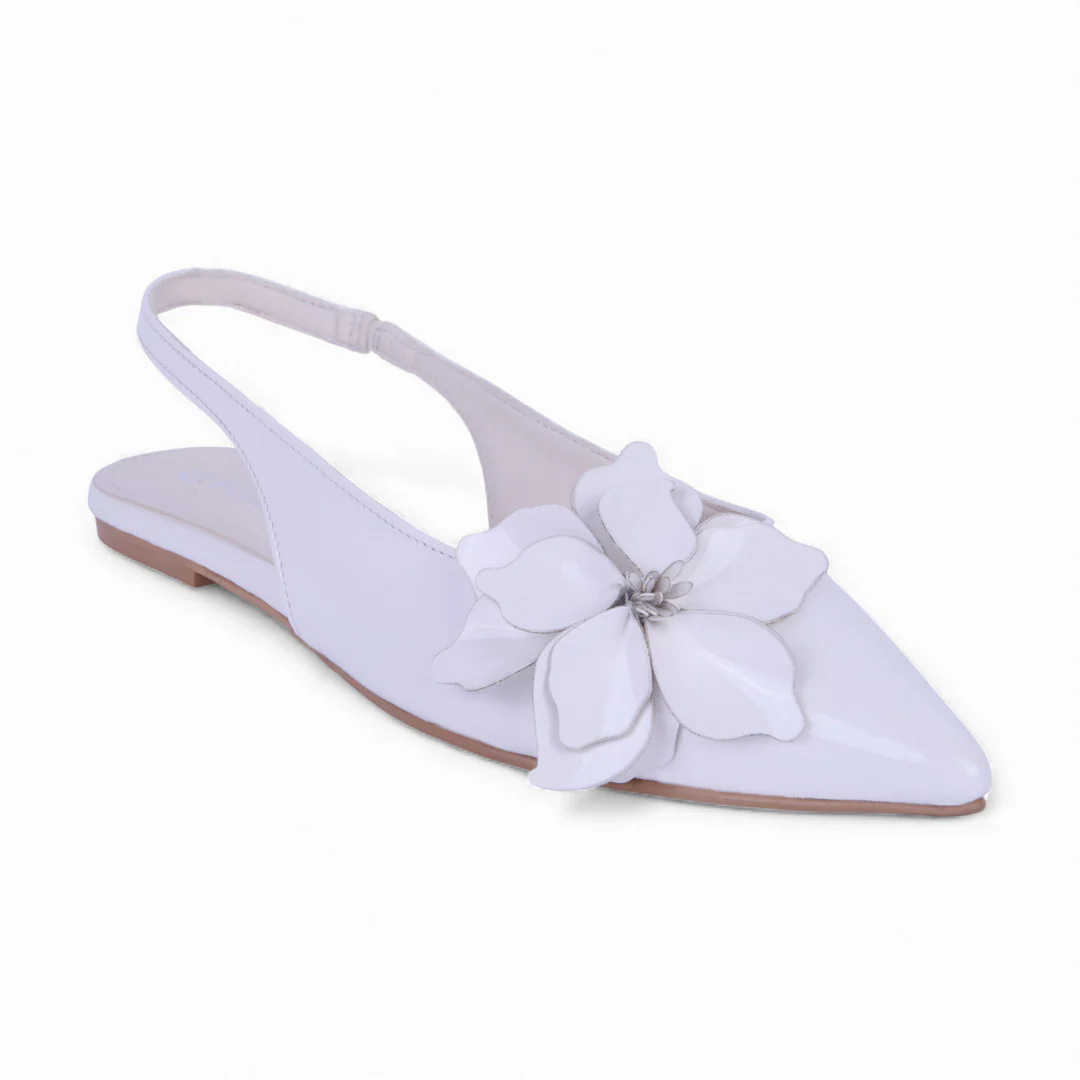 BALLERINA DE PISO IVORY CON APLICACIÓN 40086