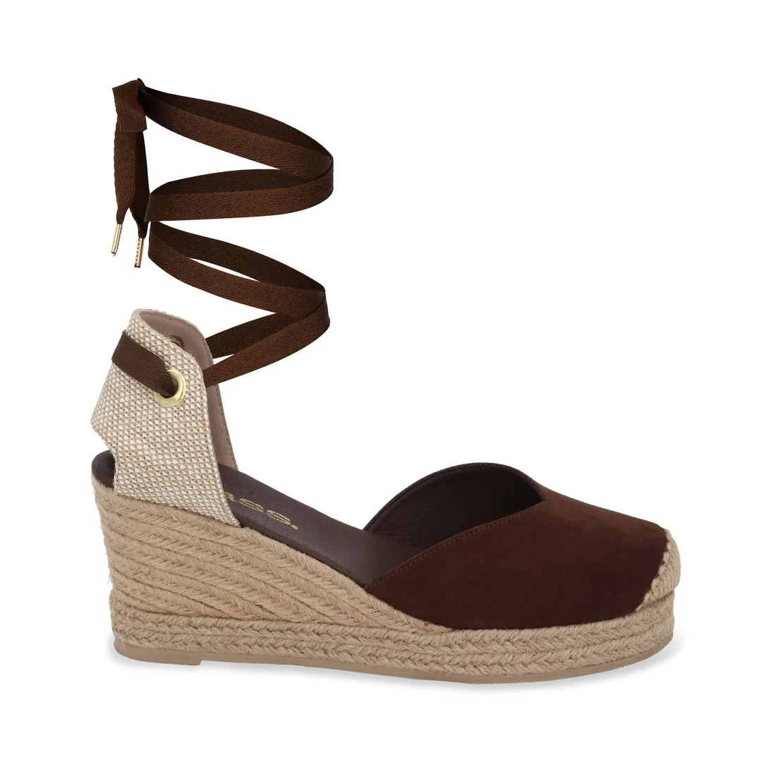 ALPARGATA DE PLATAFORMA CAFÉ 18620