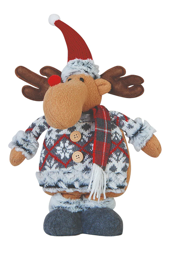 ADORNO DE NAVIDAD RENO CAFÉ 81535