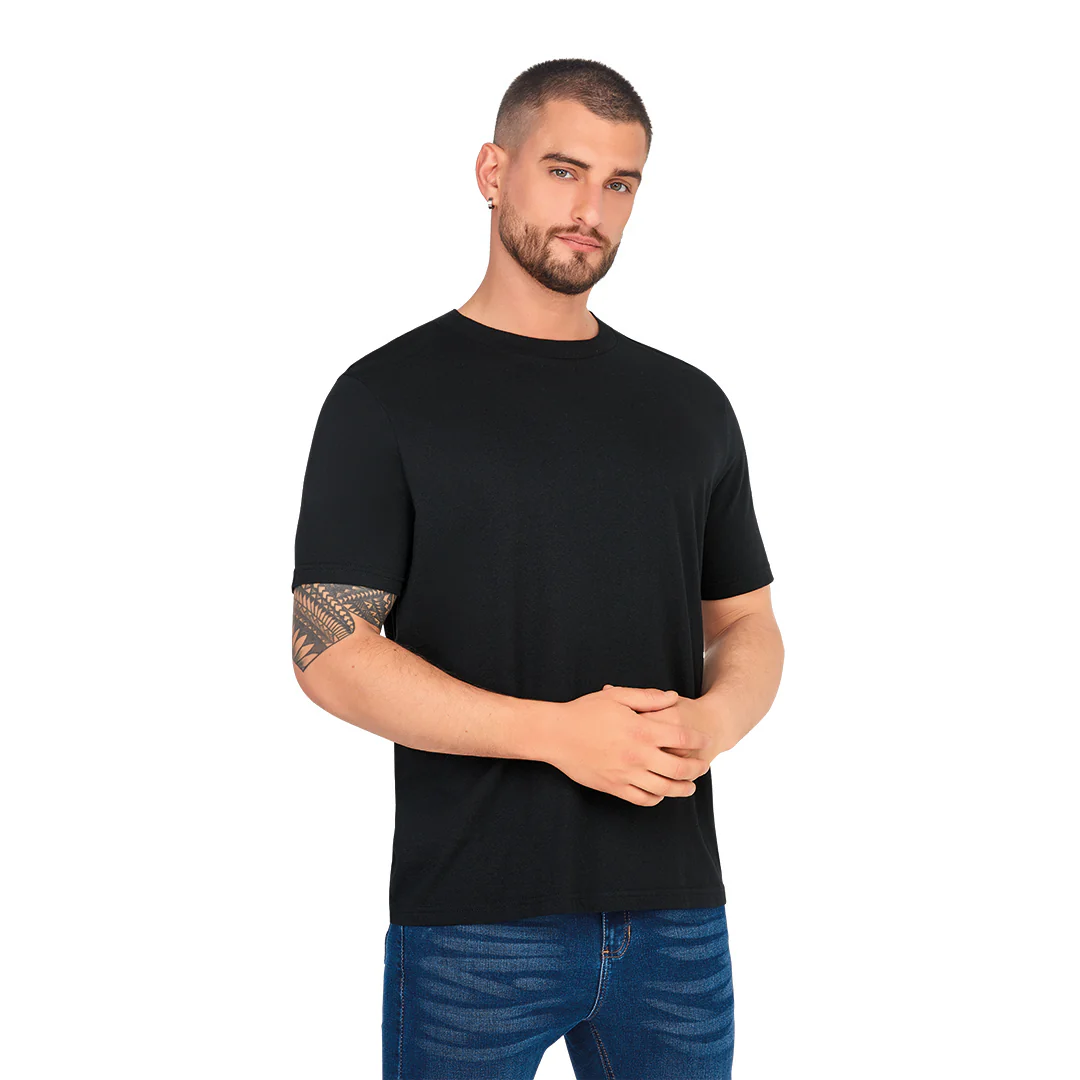 2 PACK DE CAMISETAS NEGRO/BLANCO 90683