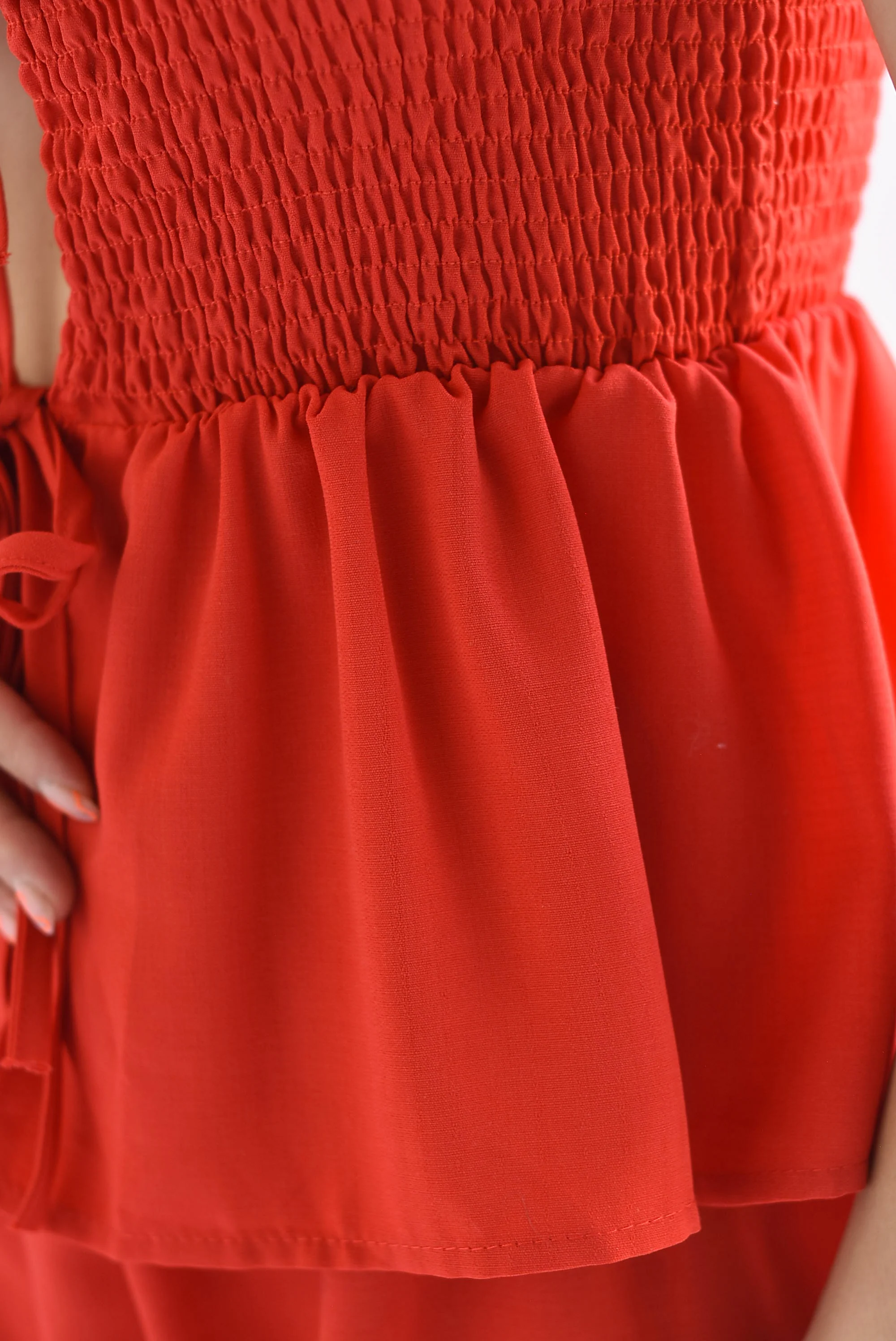 Set Short y Blusa lazos Rojo