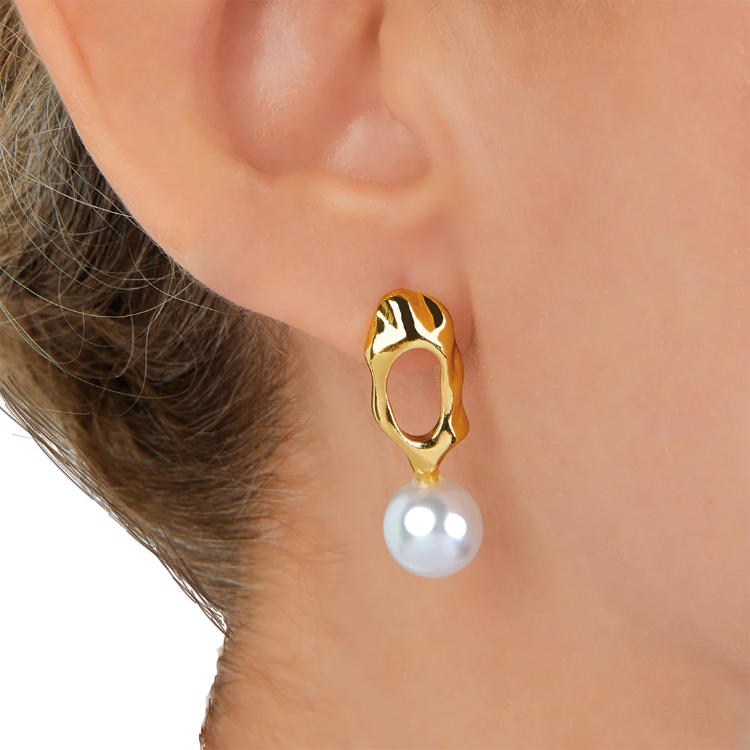 ARETES DE PERLA 93939