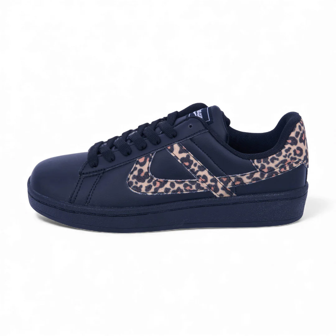 TENIS PANAM DE DAMA CON TOQUE DE ANIMAL PRINT 65396