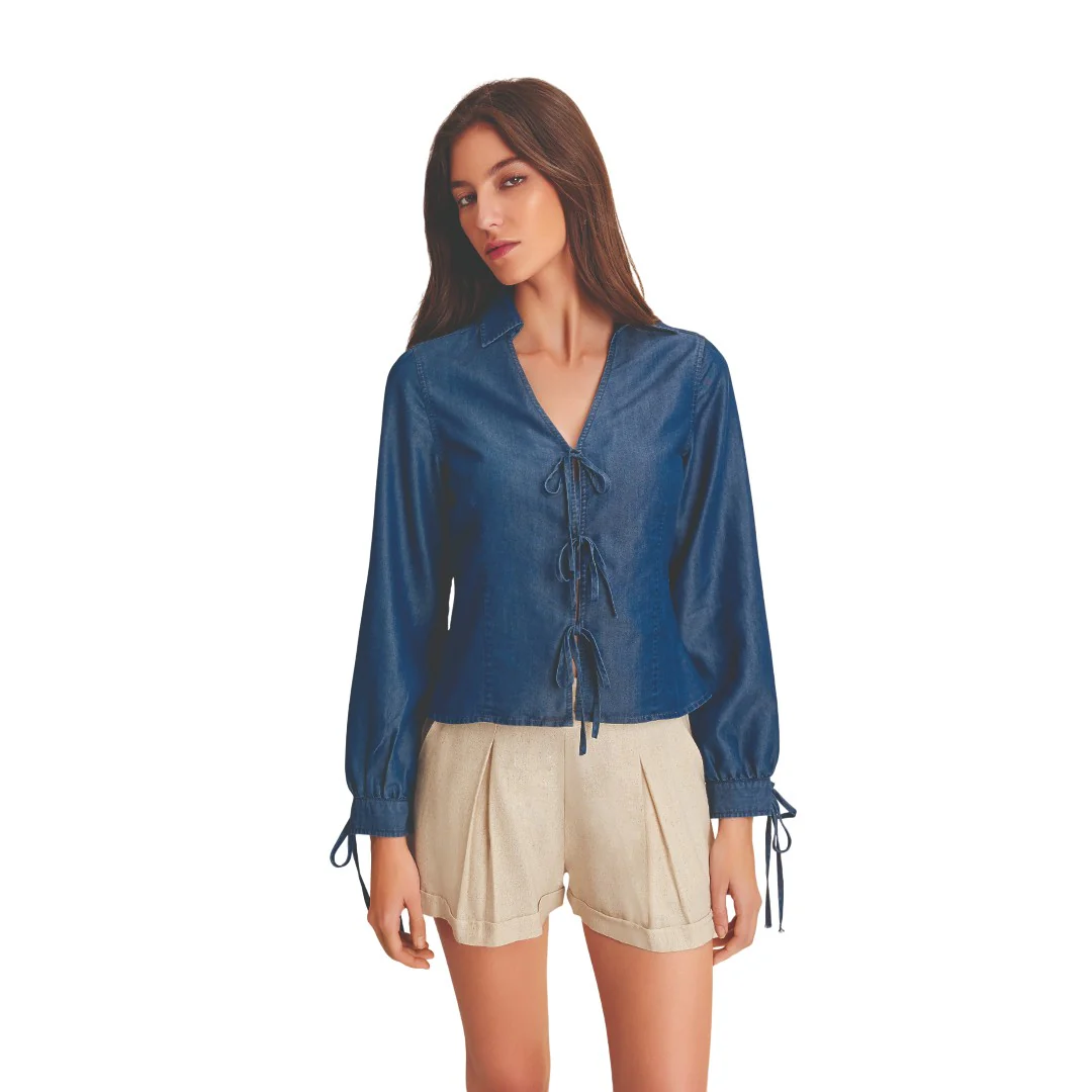 BLUSA MEZCLILLA MOÑOS 95748