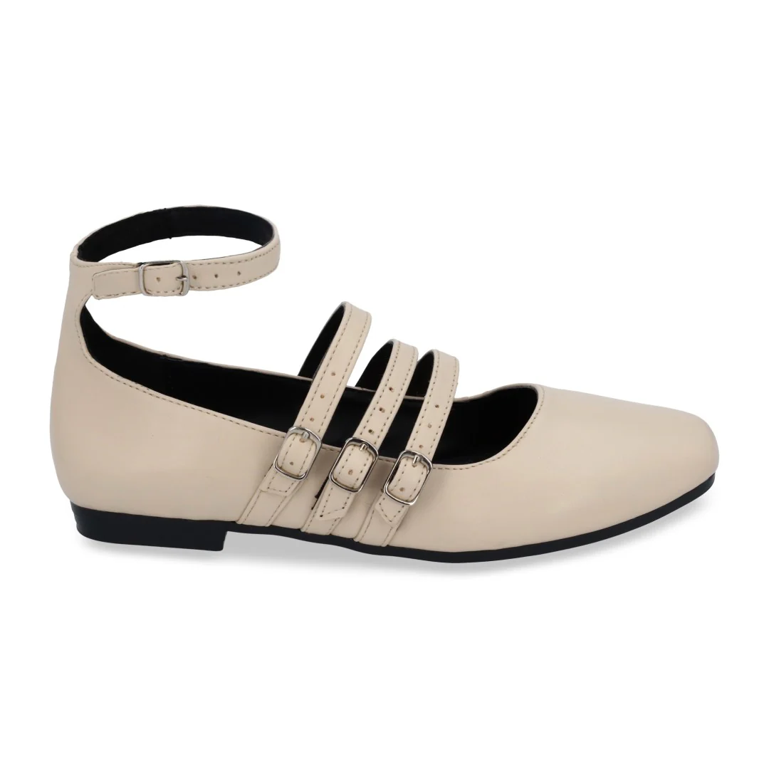 BALERINA DE PISO HUESO MUJER 47241