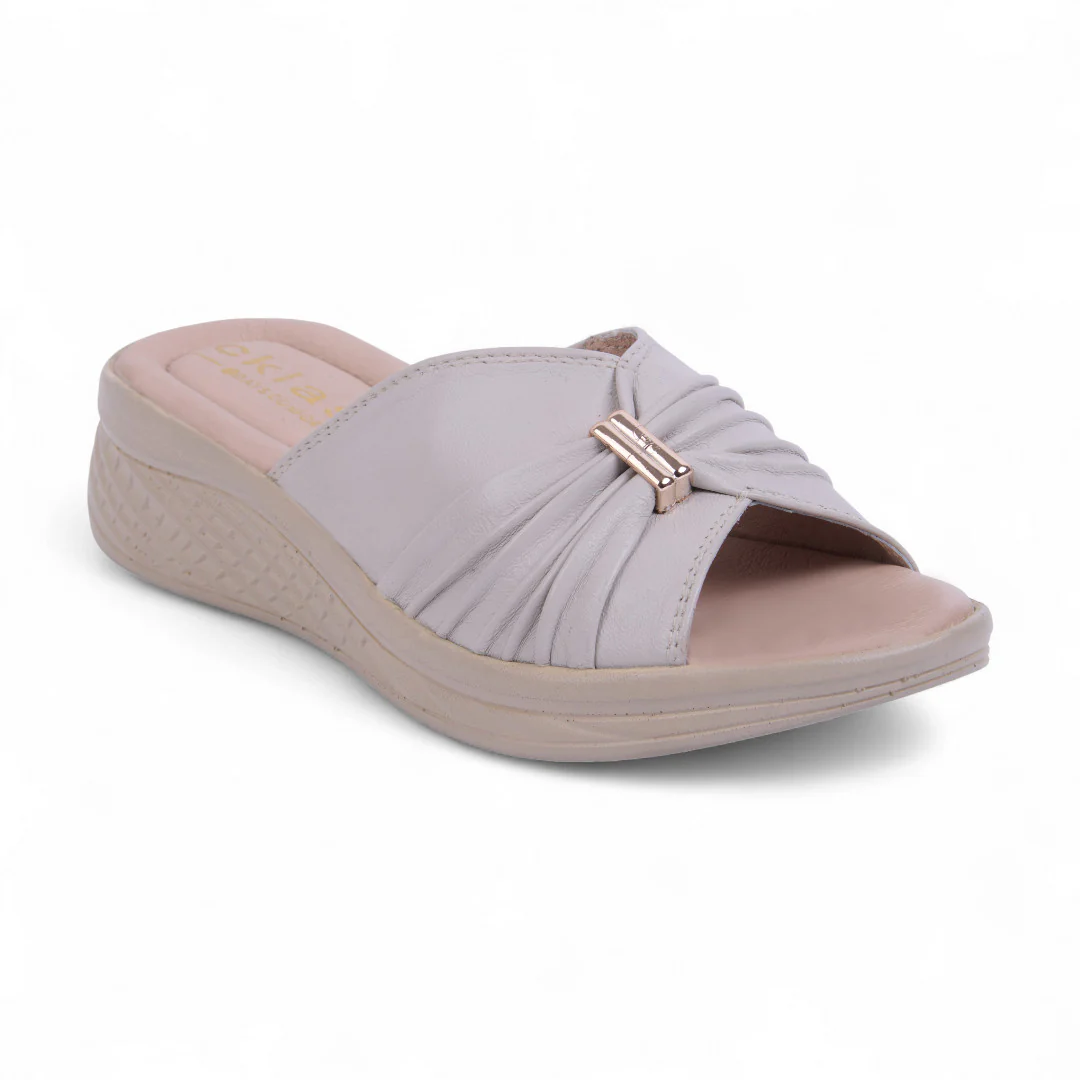 SANDALIA PISO HUESO FRUNCIDO 37936