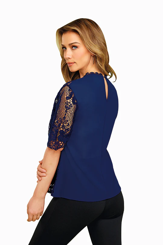 BLUSA MARINO DE CROCHET 98990